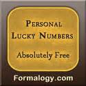 formalogy|personal lucky numbers formalogy.